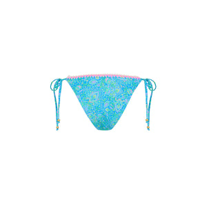 Crochet Dipped Cheeky Tie Bikini Bottom - Stargaze