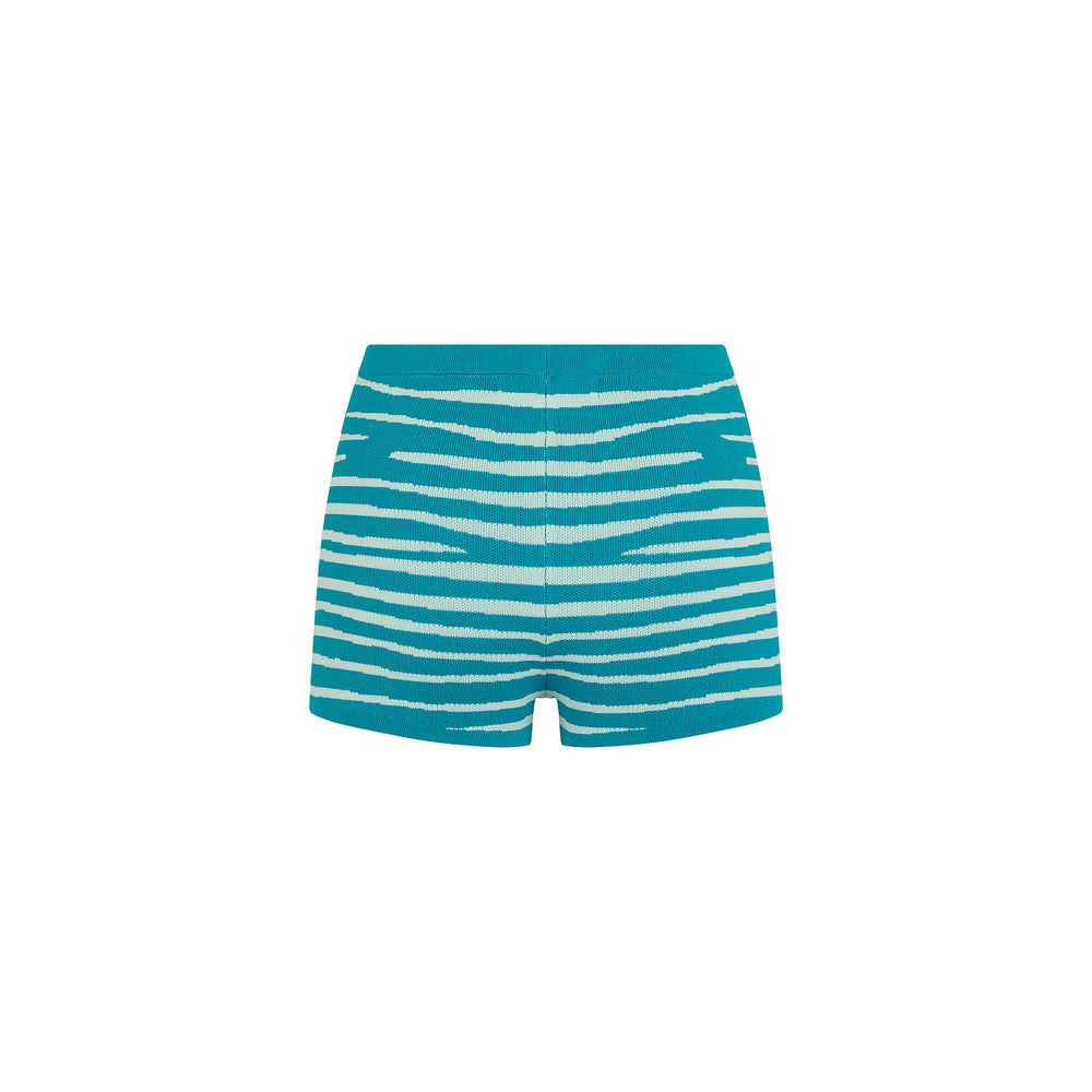 Essential Knit Micro Short - Stripe Hype