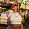 Bind Crop Tank Top - Mon Cherie