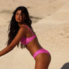 Cheeky V Bikini Bottom - Bubble Berry