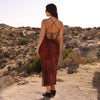 Chiffon Maxi Dress - Leopard Lasso