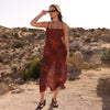 Chiffon Maxi Dress - Leopard Lasso