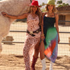 Chiffon Tie Maxi Dress - Cosmic Cowgirl