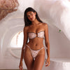 Decorative Strapless Bikini Top - Wild Skies