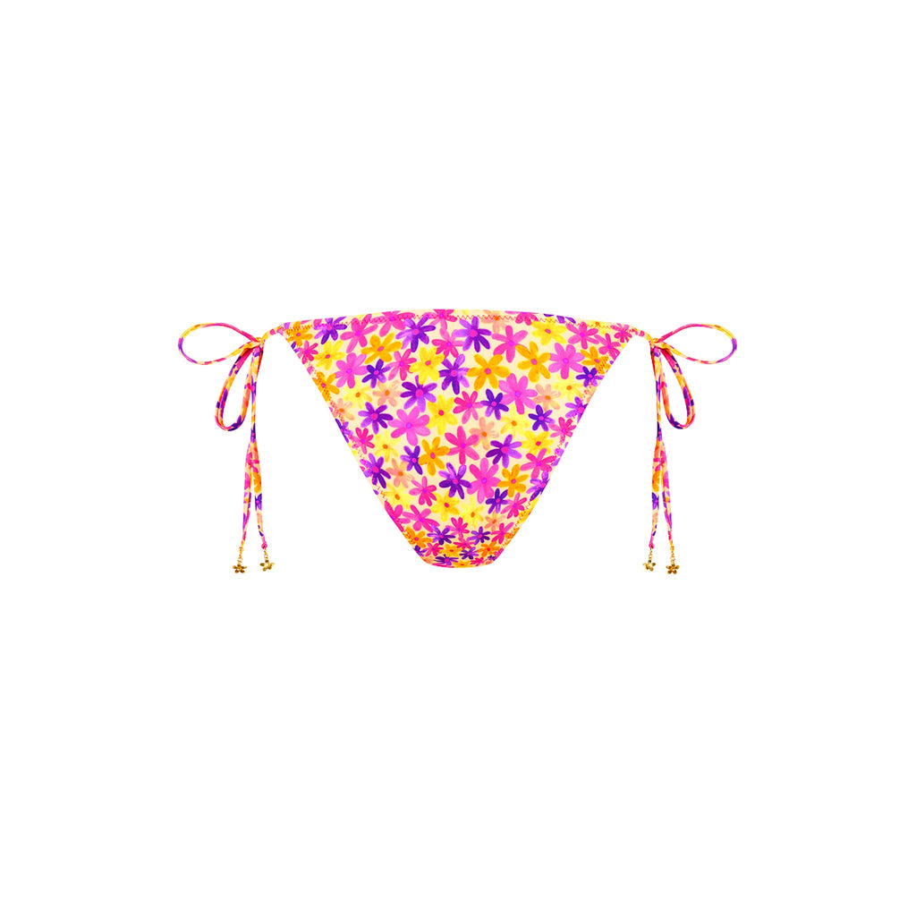 Dipped Cheeky Tie Bikini Bottom - Daisy Dreamer