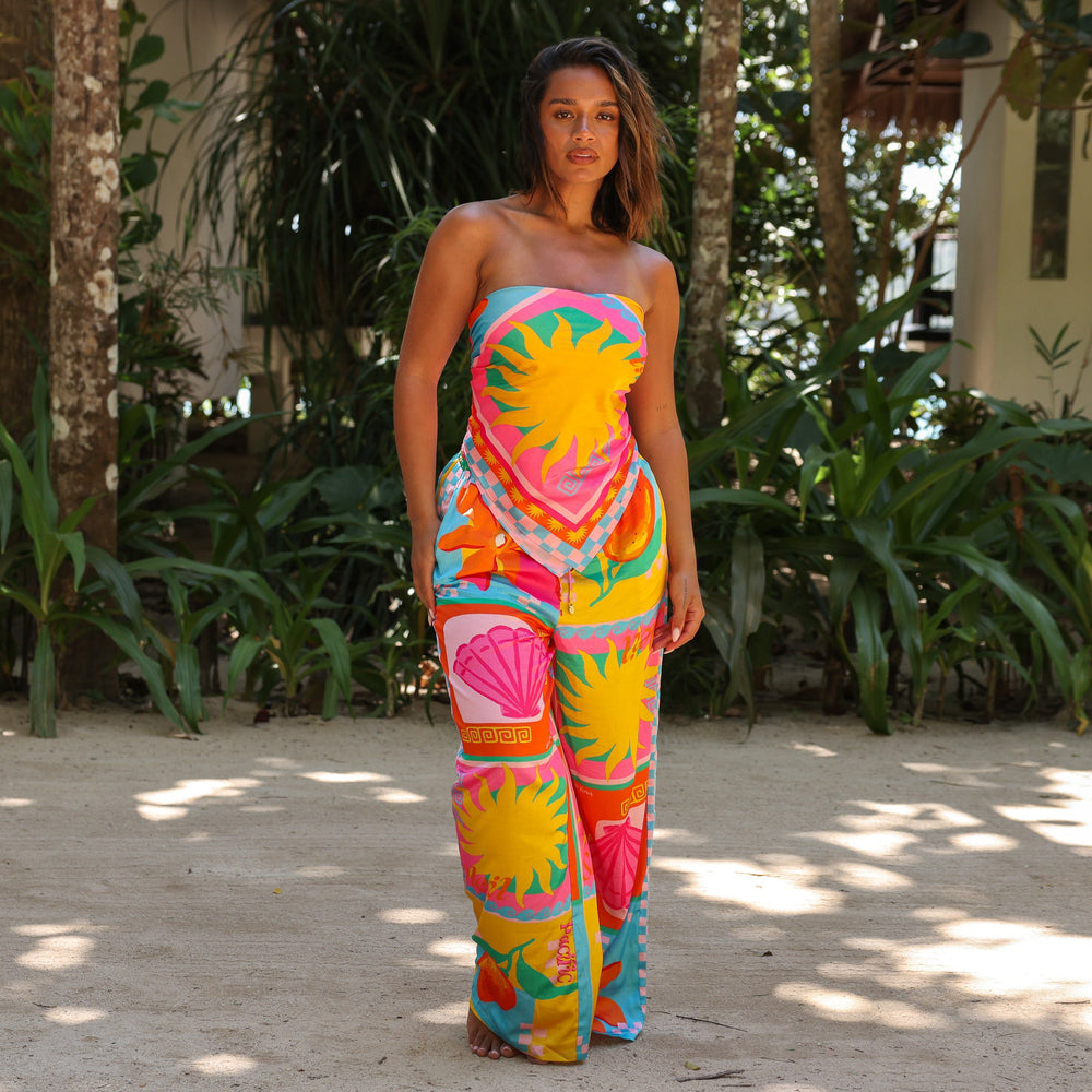 Drawstring Resort Pants - Sunkissed Coast