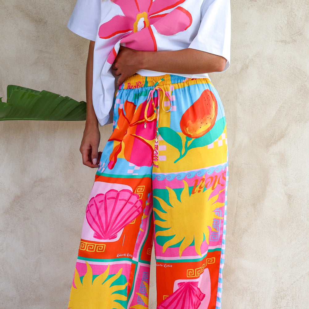 Drawstring Resort Pants - Sunkissed Coast