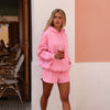 Embroidered Hoodie - Powder Puff