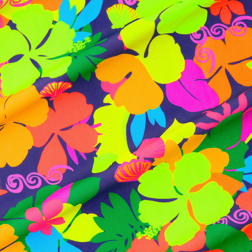 Twist Bandeau Bikini Top - Neon Sunset