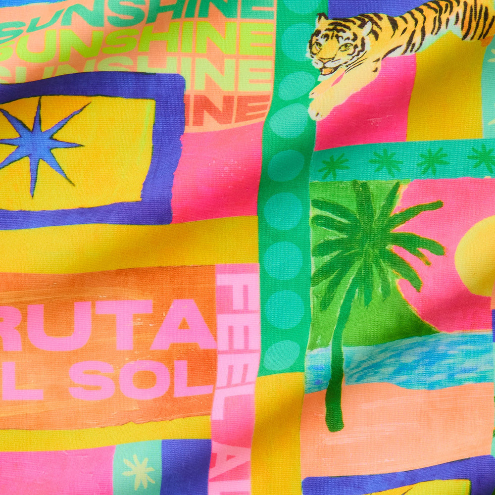 Cheeky Retro Swim Short - Sun Honey