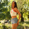 Frayed Jean Shorts - Darling Denim