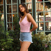 Frayed Jean Shorts - Darling Denim