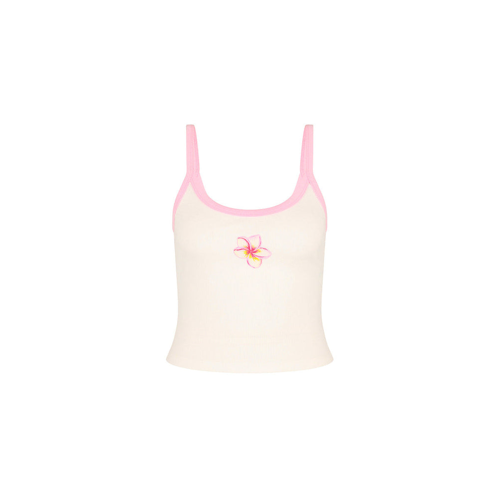 Scoop Printed Tank - Hibiscus Paradise