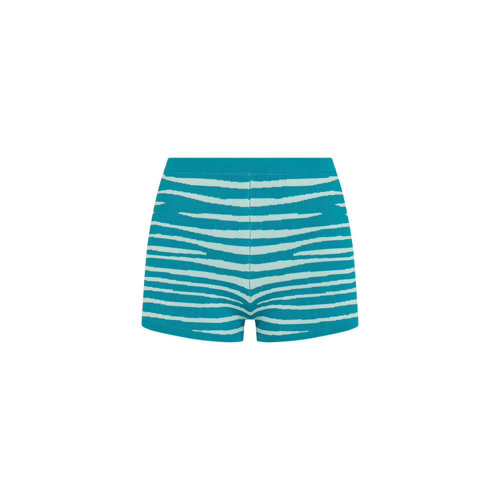 Essential Knit Micro Short - Stripe Hype
