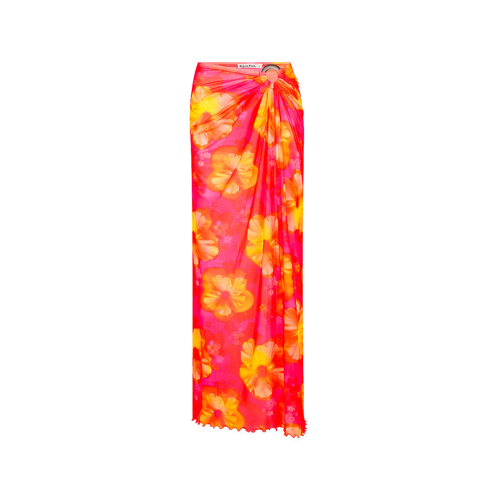 Split Mesh Maxi Skirt - Samba Baby