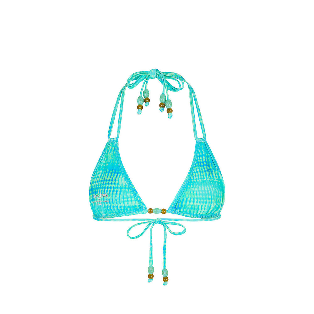 Halter Bralette Bikini Top - Summer Seas