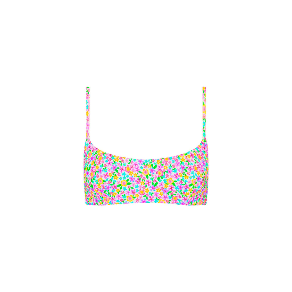 Invisible Underwire Crop Bikini Top - Field Trip