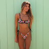 Full Coverage Tie Bikini Bottom - Midnight Glow