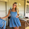 Ruffle Corset Mini Dress - Darling Denim