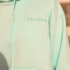 Embroidered Hoodie - Jelly Mint