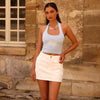 Knit Halter Tank Top - Floral Fizz