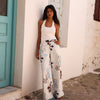 Straight Leg Printed Jean - Coco Lush