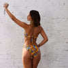 Minimal Full Coverage Bikini Bottom - Frangipani Fizz