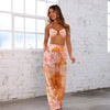 Ring Tie Crop Top - Wild Skies