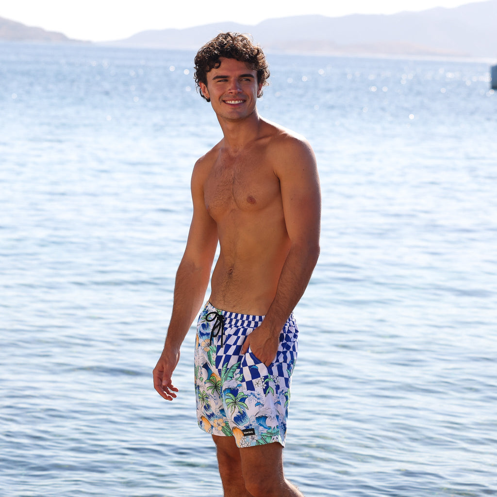 Men's Swim Trunks - Blue Crush