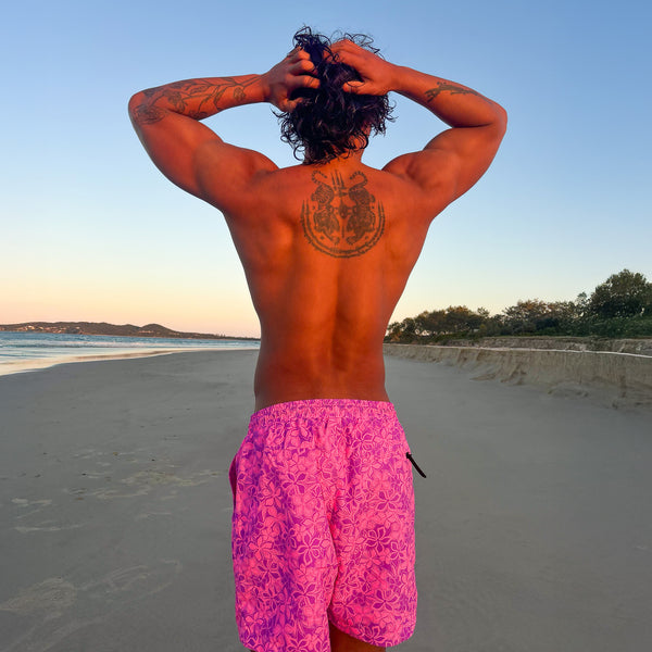 Men's Swim Trunks - Bubble Berry