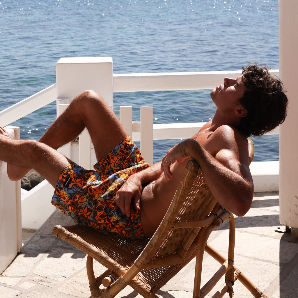 Men's Swim Trunks - Frangipani Fizz