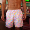 Men's Swim Trunks - Moonflower