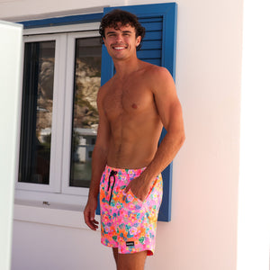 Men's Swim Trunks - Summer Glow