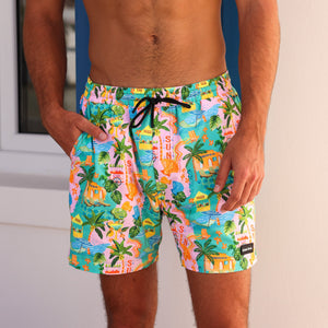 Men's Swim Trunks - Sunlit Spritz