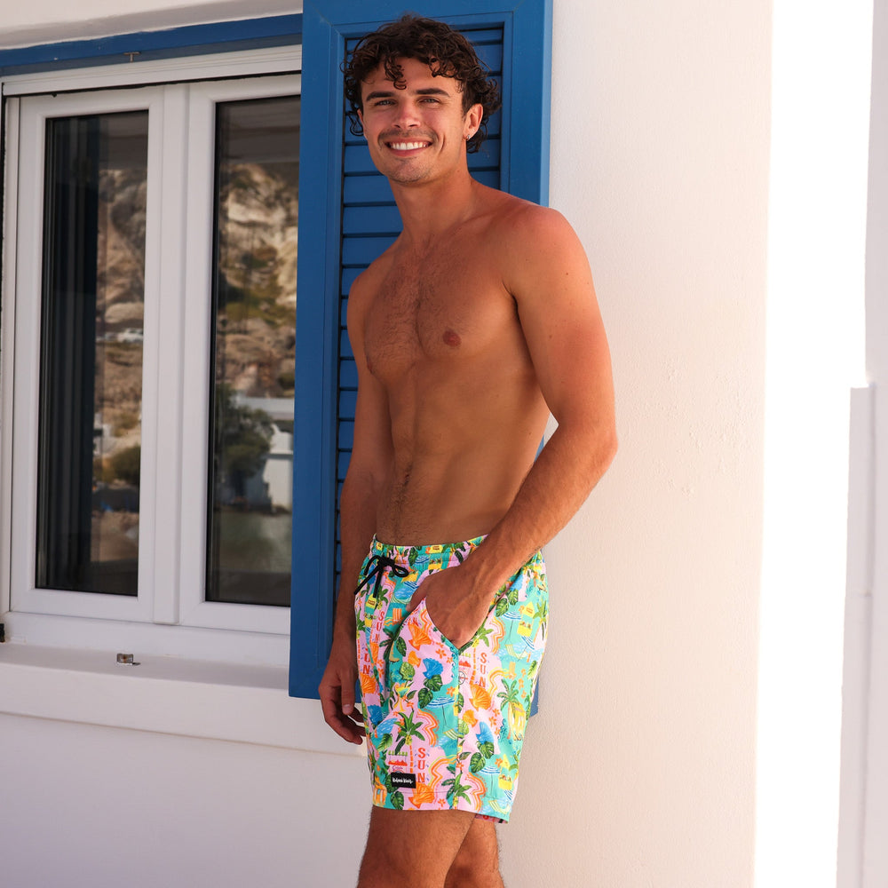 Men's Swim Trunks - Sunlit Spritz