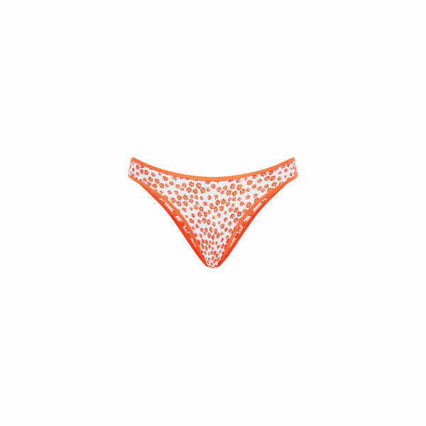 Modest Bind Full Coverage Bikini Bottom - Orange Fantasy