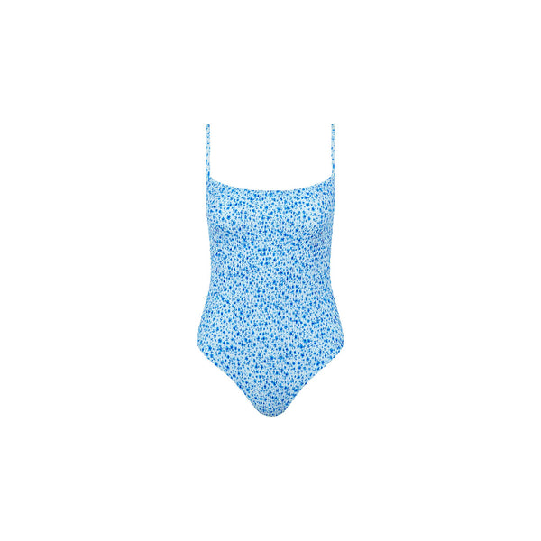 Shirred Low Back One Piece - Dream Flower