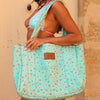 Quilted Tote Bag - Mint Macaron