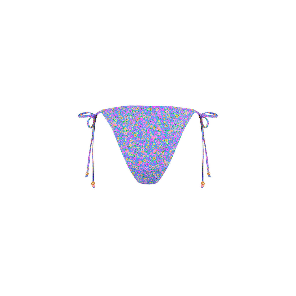 Ring Cheeky Tie Bikini Bottom - Bubblegum Blossom