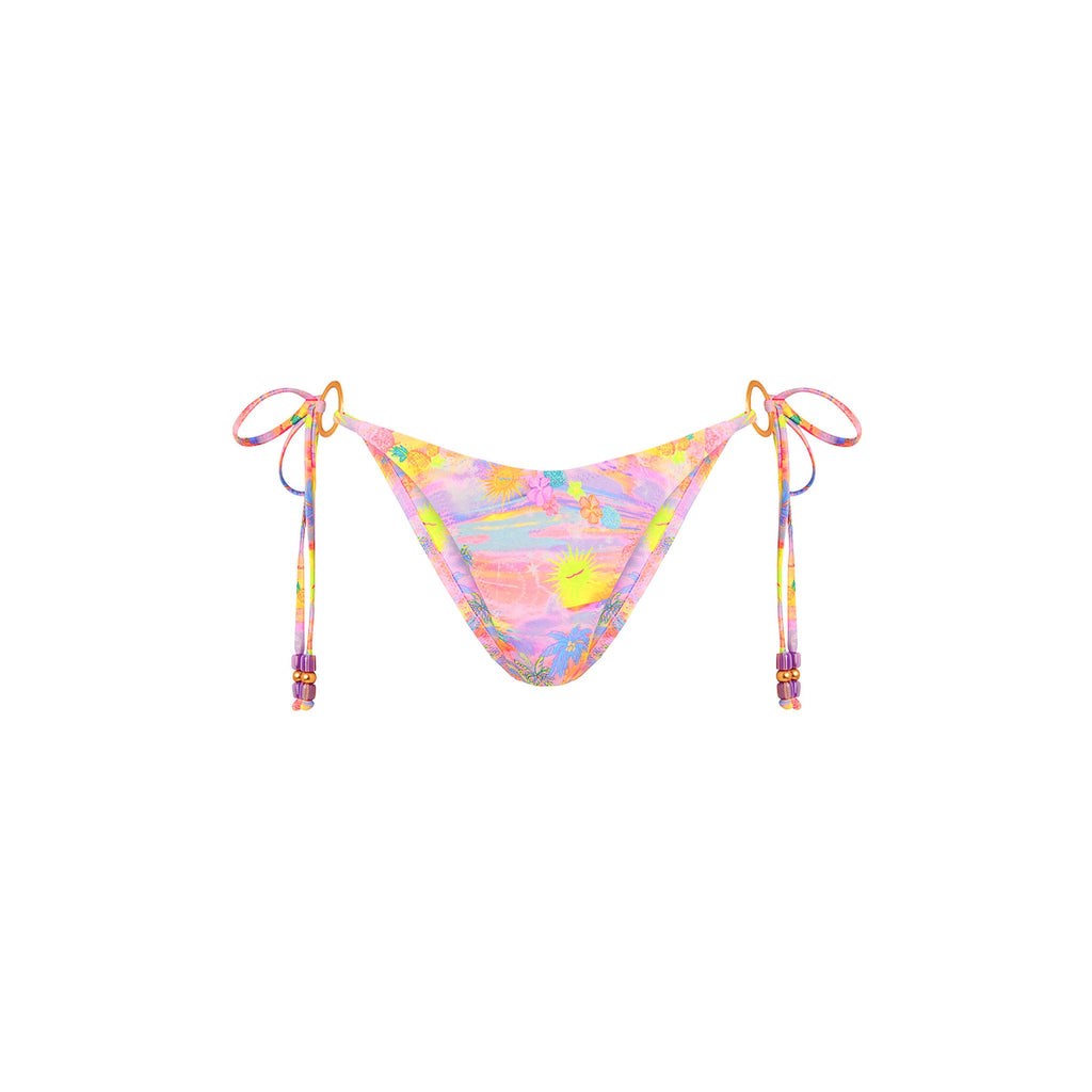 Ring Cheeky Tie Bikini Bottom - Sunset Universe