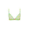 Lace Triangle Bra - Wild Flower