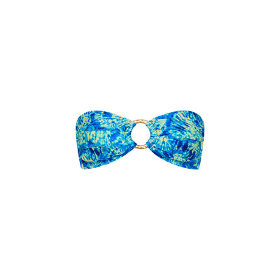 Strapless Bandeau Bikini Top - Tidal Glow
