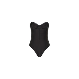 Contour Strapless Cheeky One Piece - Twilight Black