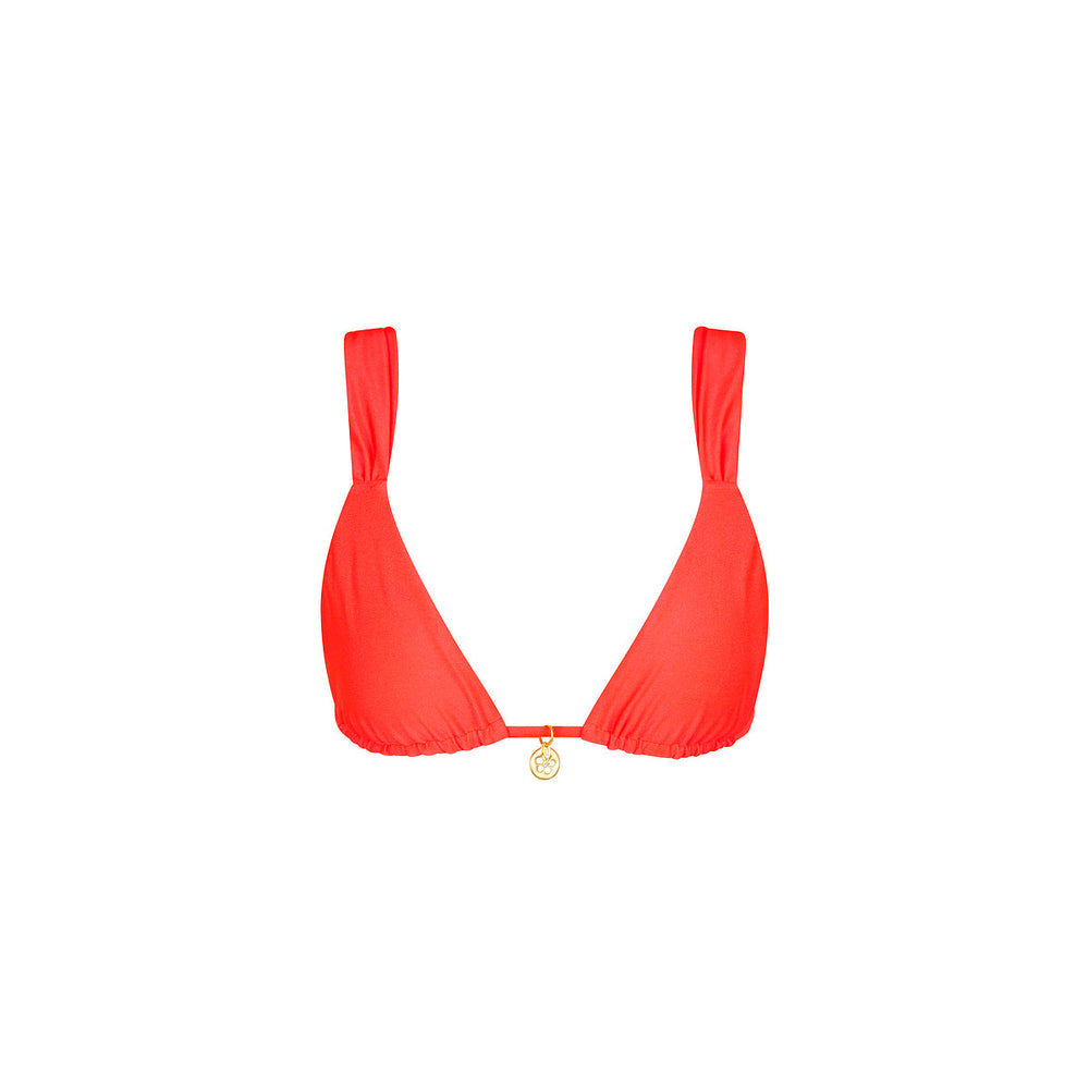 Slide Bralette Bikini Top - Guava Glow