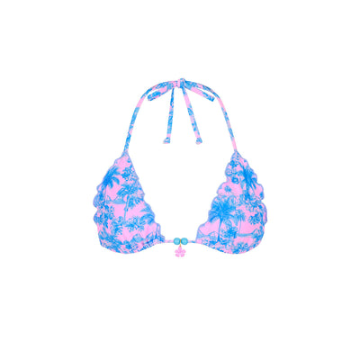 Lettuce Edge Bralette Bikini Top - Paloma