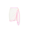 Wrap Tie Mini Skirt - White