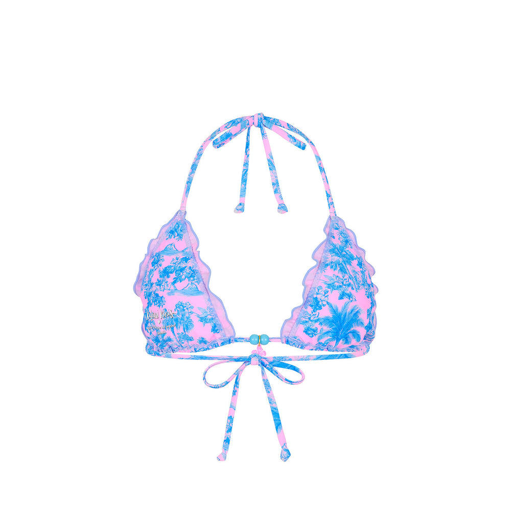 Lettuce Edge Bralette Bikini Top - Paloma