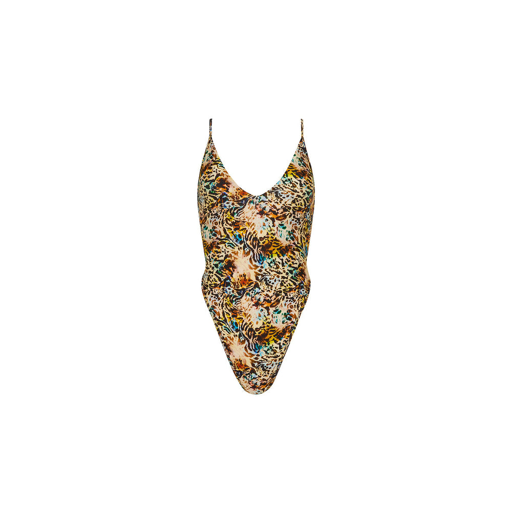 Plunge Cross Back One Piece - Sundaze