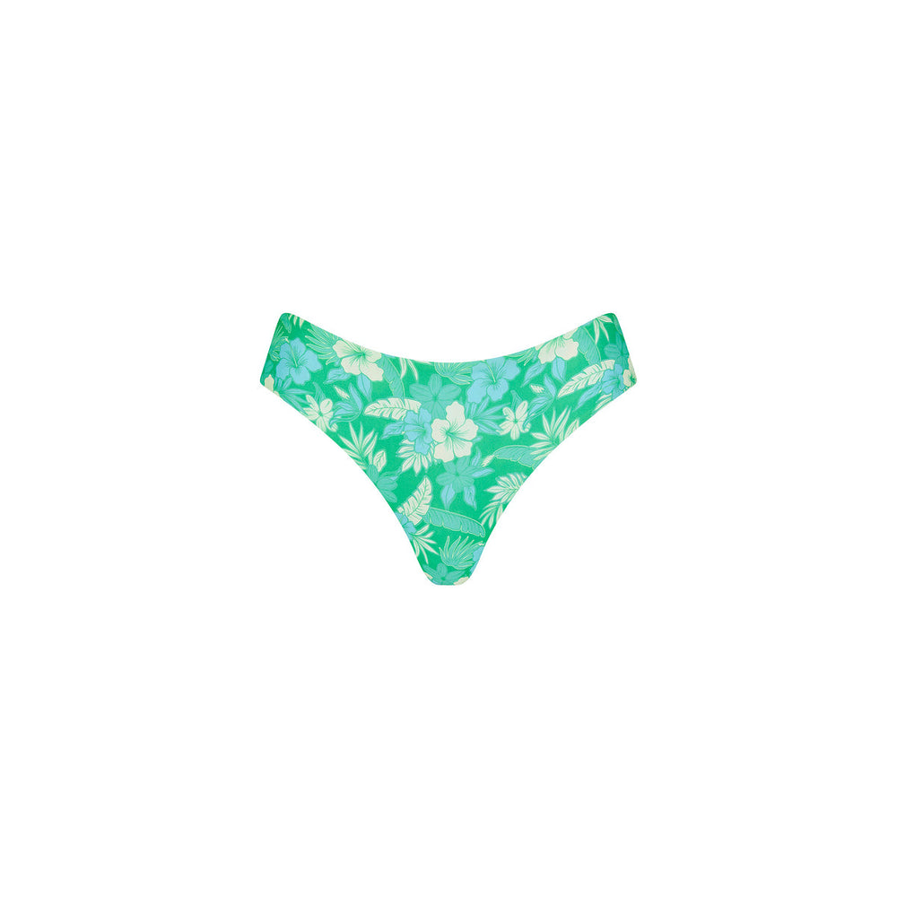 Mid-Rise Brazilian Bikini Bottom - Barefoot Breeze