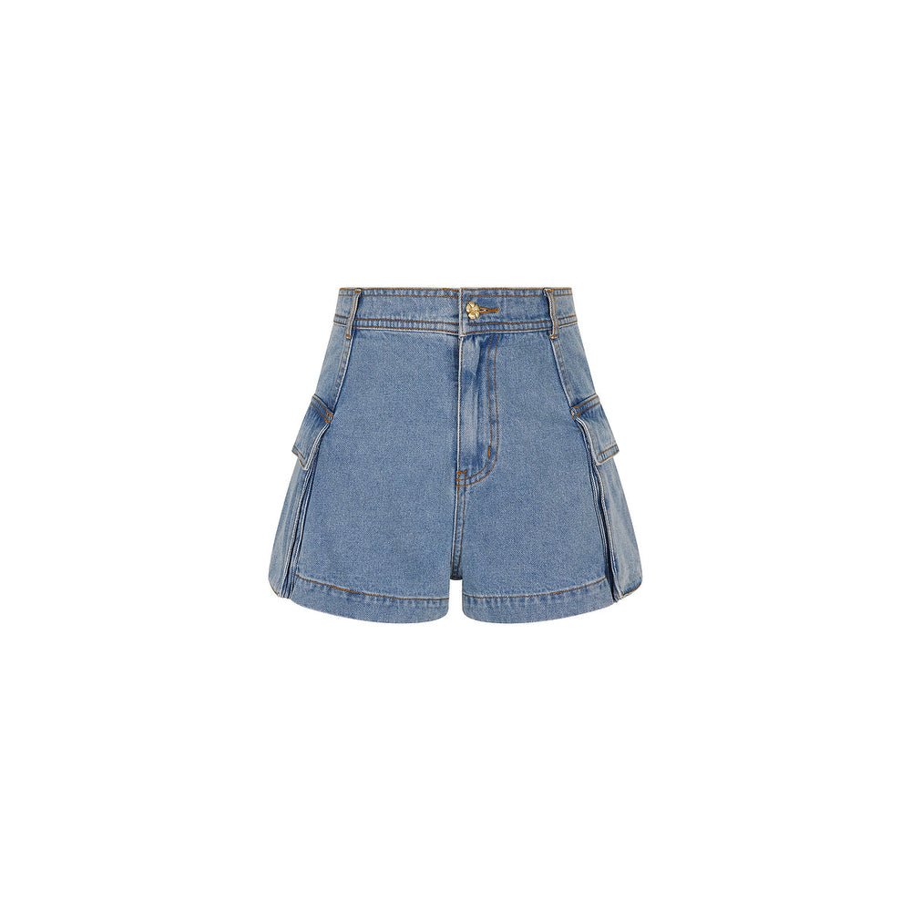 Martina Denim Shorts - Pocket Full Of Shells